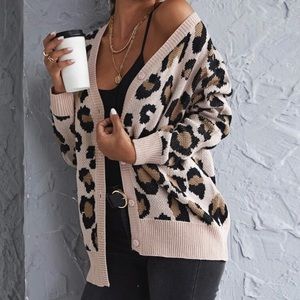 Danielle Leopard Cardigan